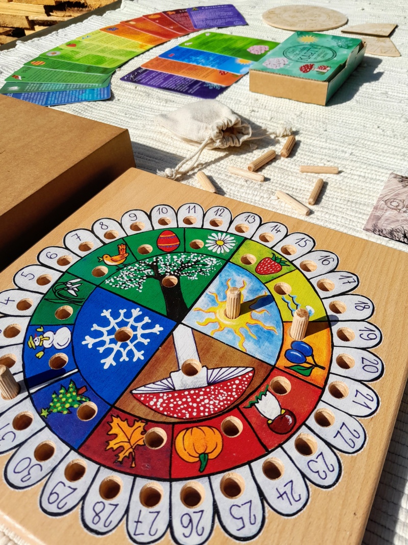 kalendář pro děti waldorf, montessori, ročni období